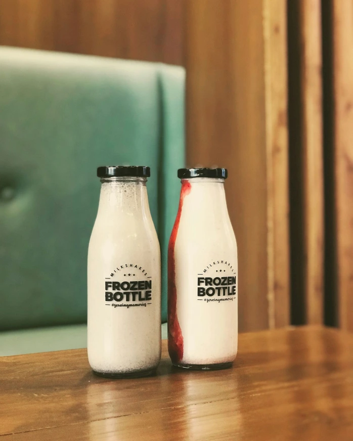 500ml Milk Glass Bottle